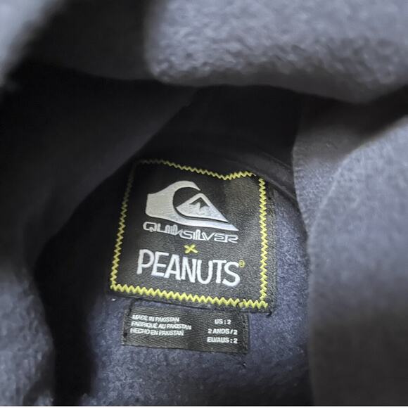 Quiksilver Peanuts Local Legends Hoodie Size 2 - Picture 5 of 5